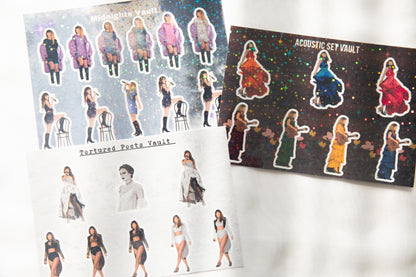 Eras Outfit Sticker Sheets