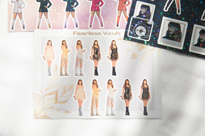 Eras Outfit Sticker Sheets