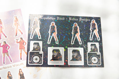 Eras Outfit Sticker Sheets