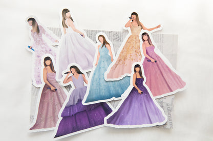 Speak Now Outfit Stickers