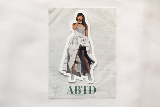 Who's Afraid TTPD Dress Sticker