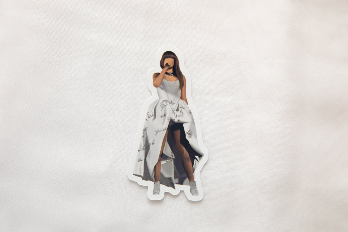 Who's Afraid TTPD Dress Sticker