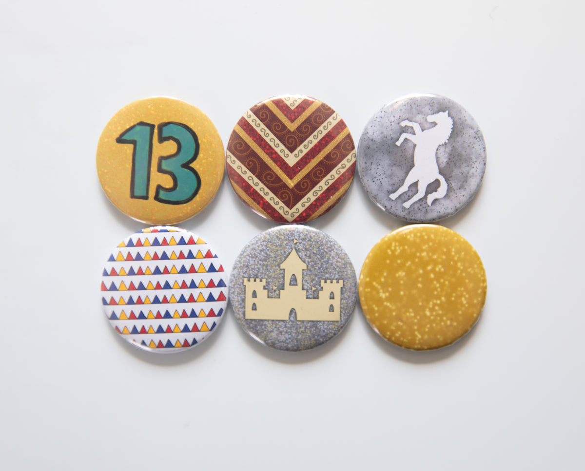 Fearless Button Magnet Set – ArtbyTreeDesigns