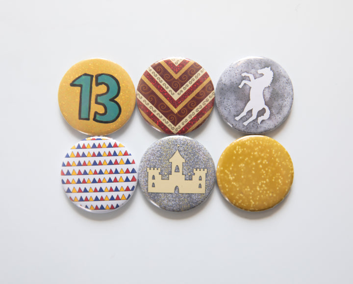Fearless Button Magnet Set