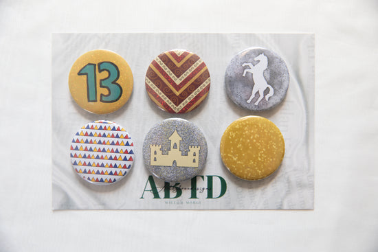 Fearless Button Magnet Set