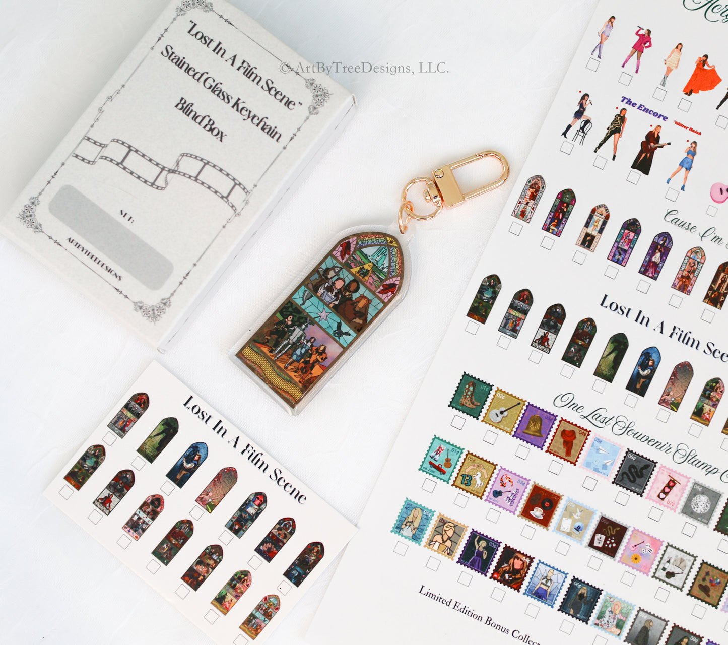 Lost In A Film Scene Acrylic Keychain Blind Box