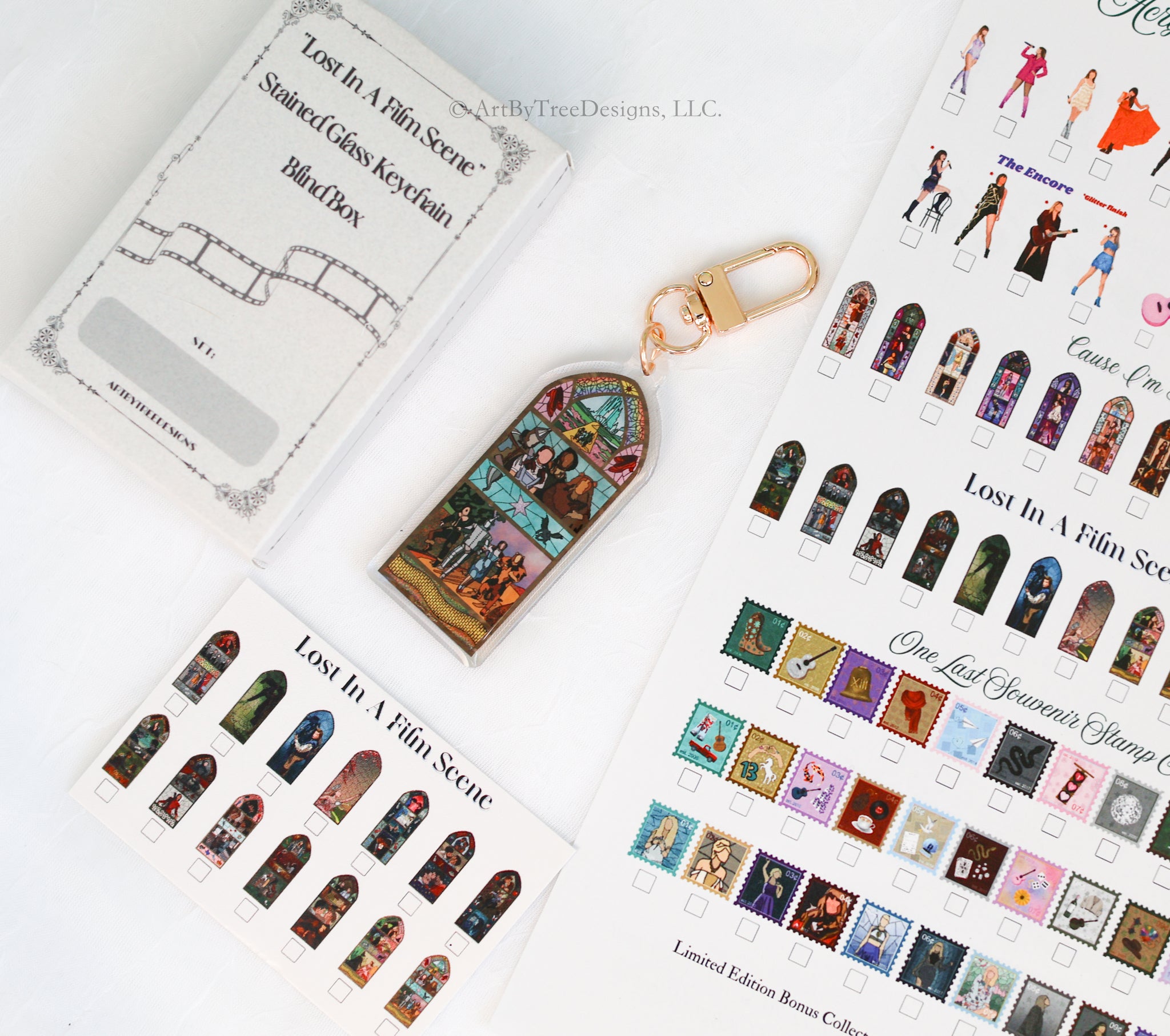 Lost In A Film Scene Acrylic Keychain Blind Box