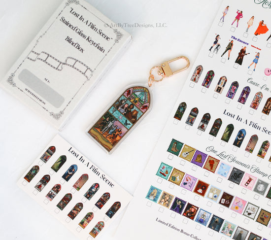 Lost In A Film Scene Acrylic Keychain Blind Box