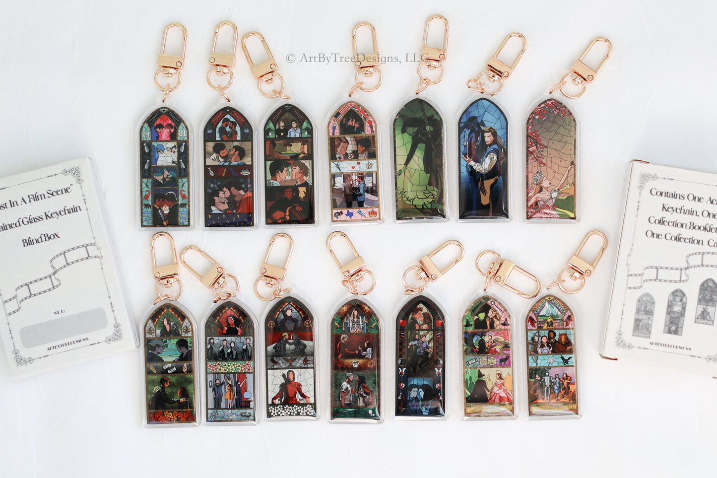 Lost In A Film Scene Acrylic Keychain Blind Box