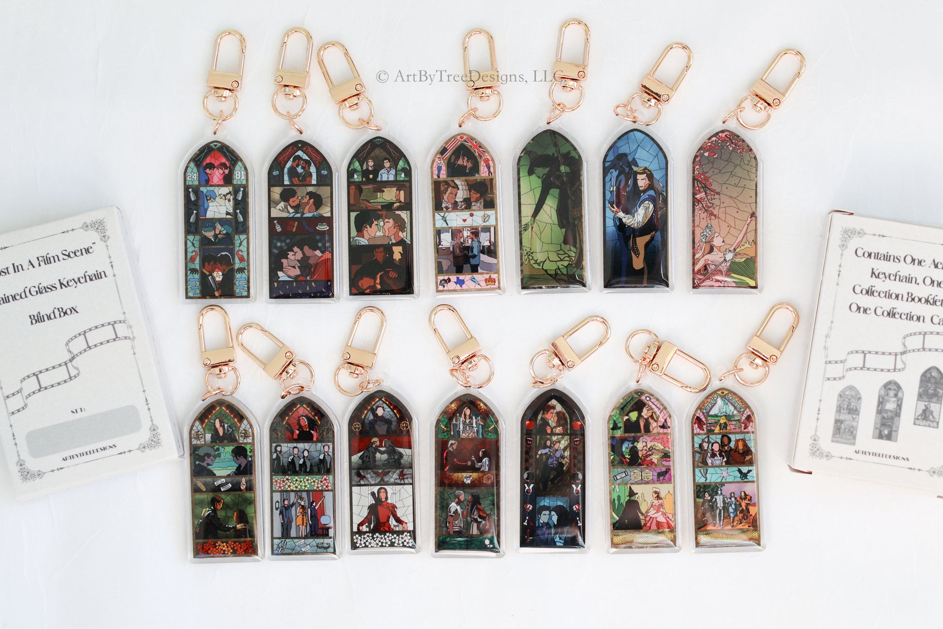 Lost In A Film Scene Acrylic Keychain Blind Box