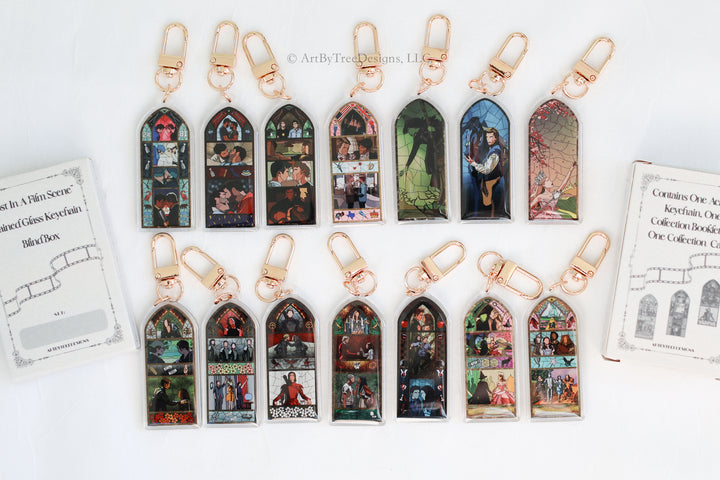 Lost In A Film Scene Acrylic Keychain Blind Box