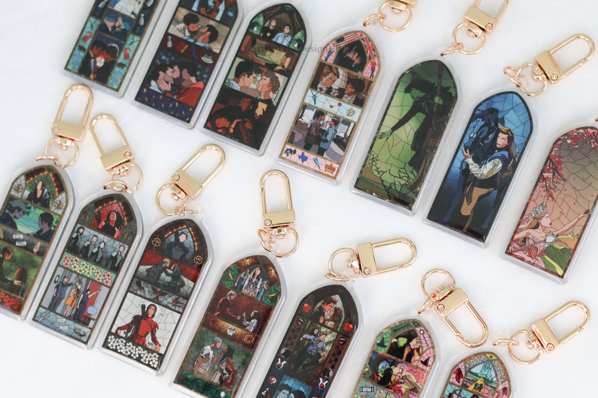 Lost In A Film Scene Acrylic Keychain Blind Box