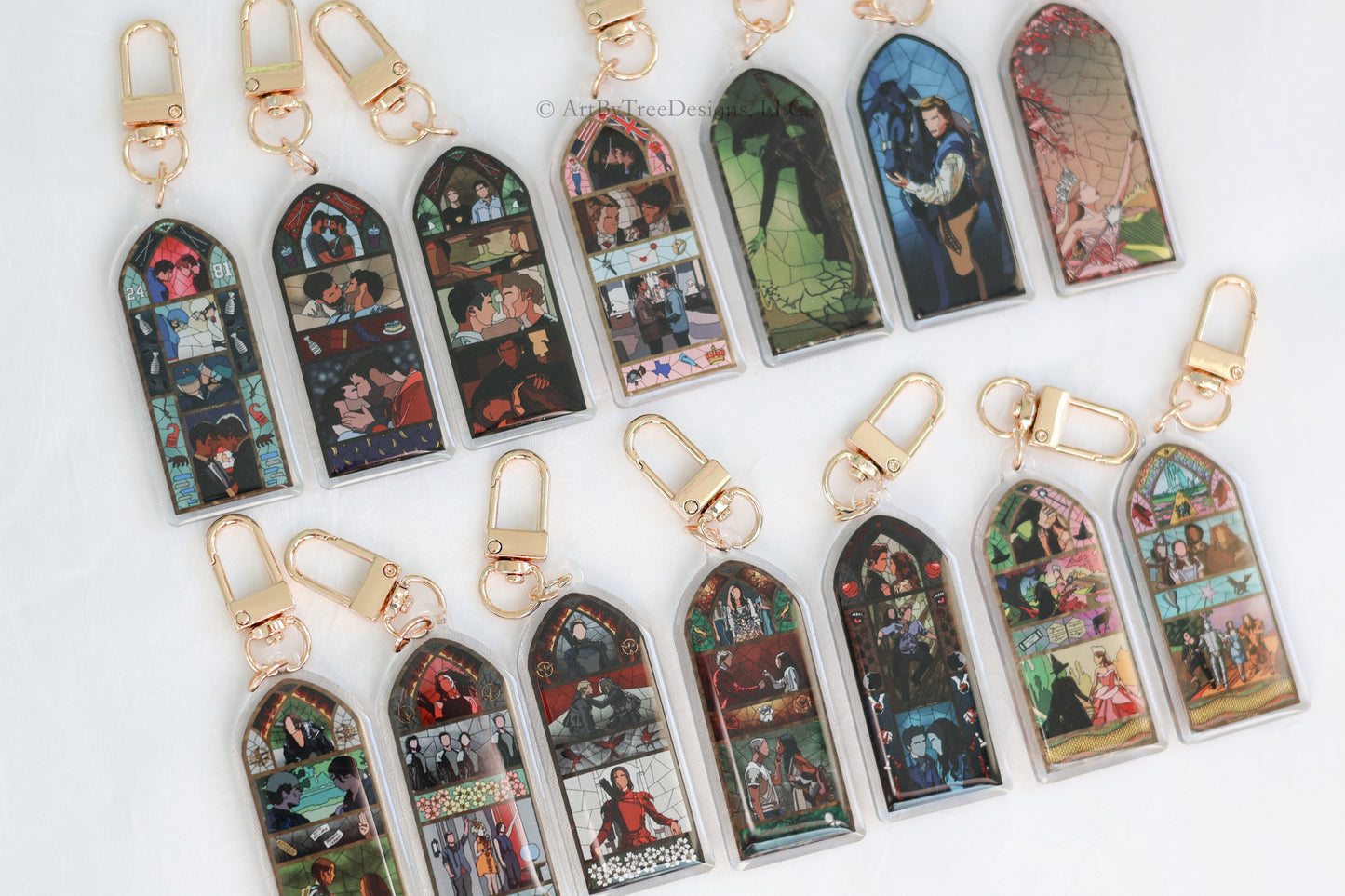 Lost In A Film Scene Acrylic Keychain Blind Box