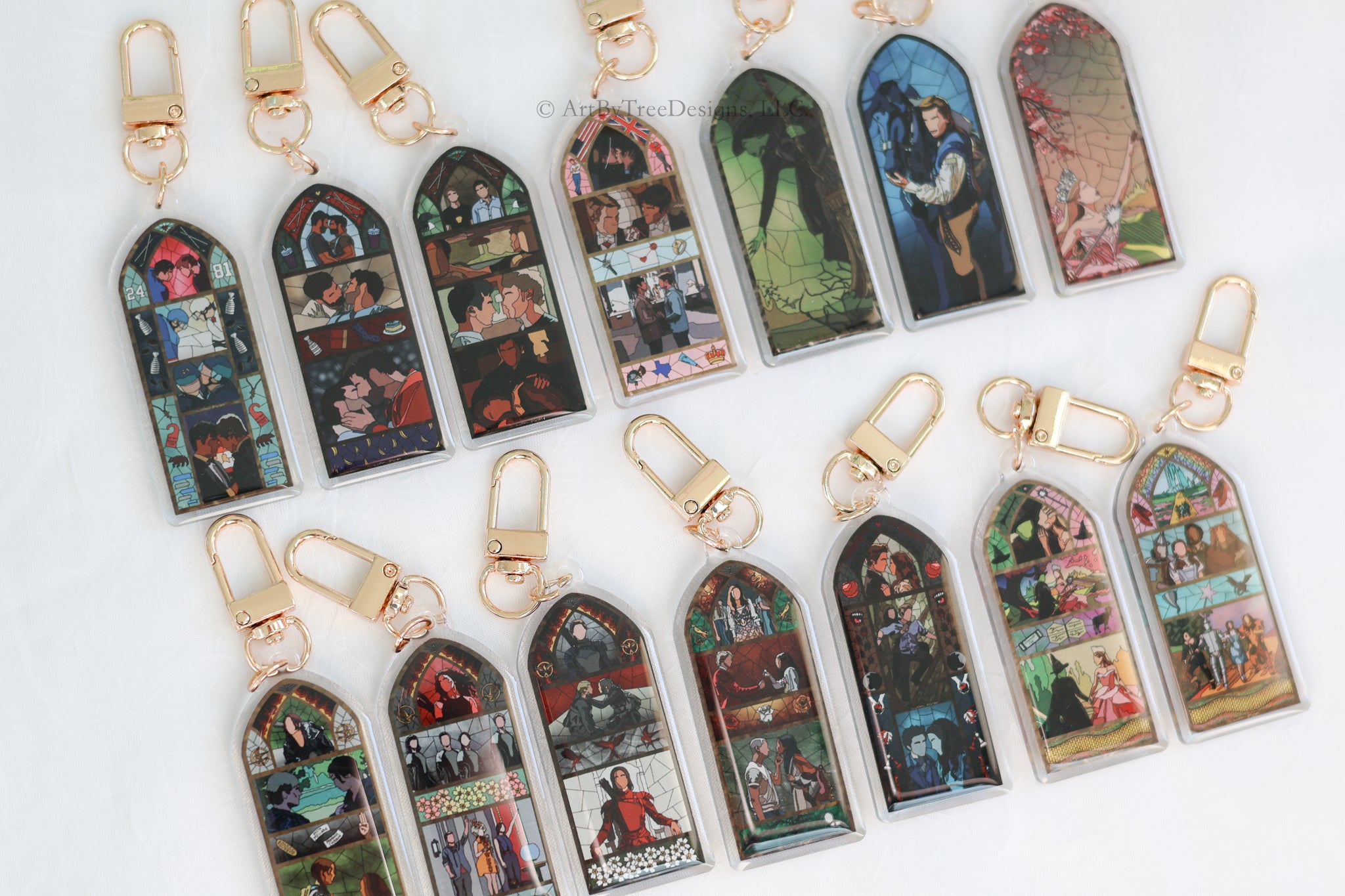 Lost In A Film Scene Acrylic Keychain Blind Box