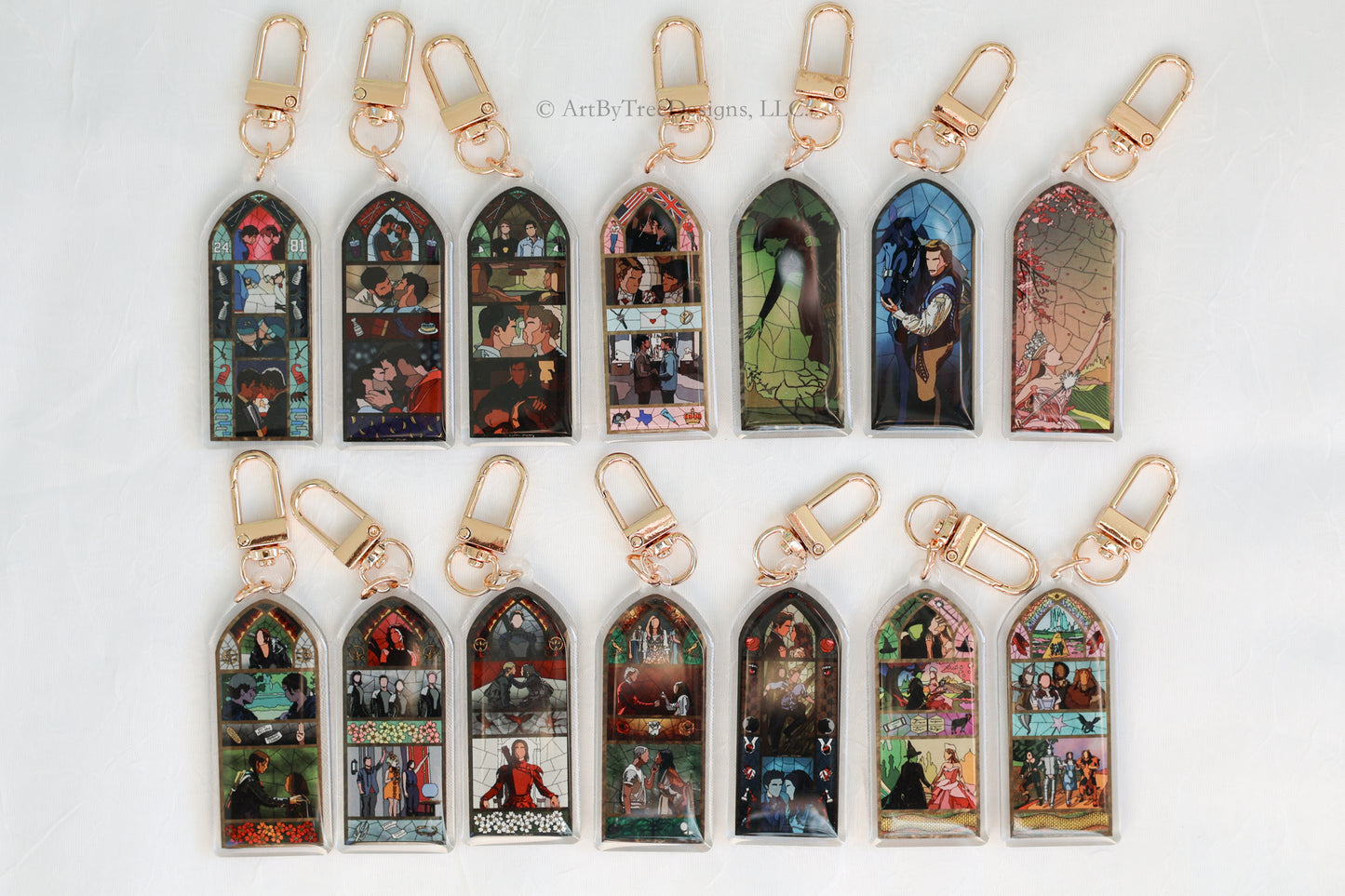Lost In A Film Scene Acrylic Keychain Blind Box