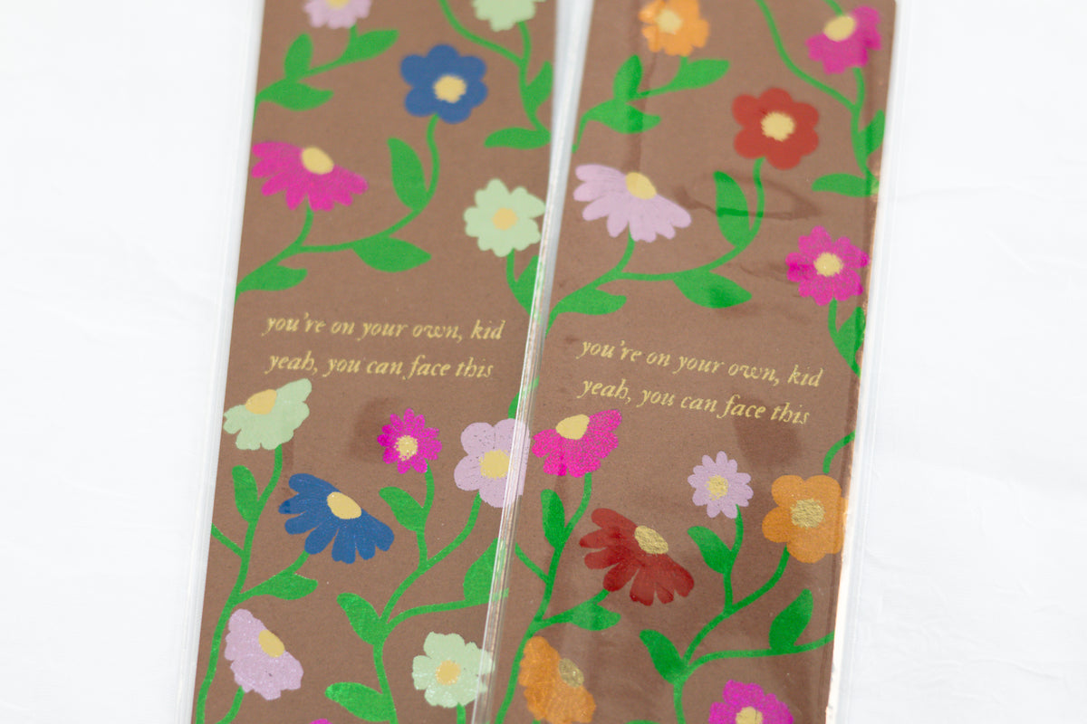 YOYOK Piano Pattern Foiled Bookmark