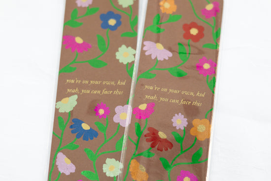 YOYOK Piano Pattern Foiled Bookmark