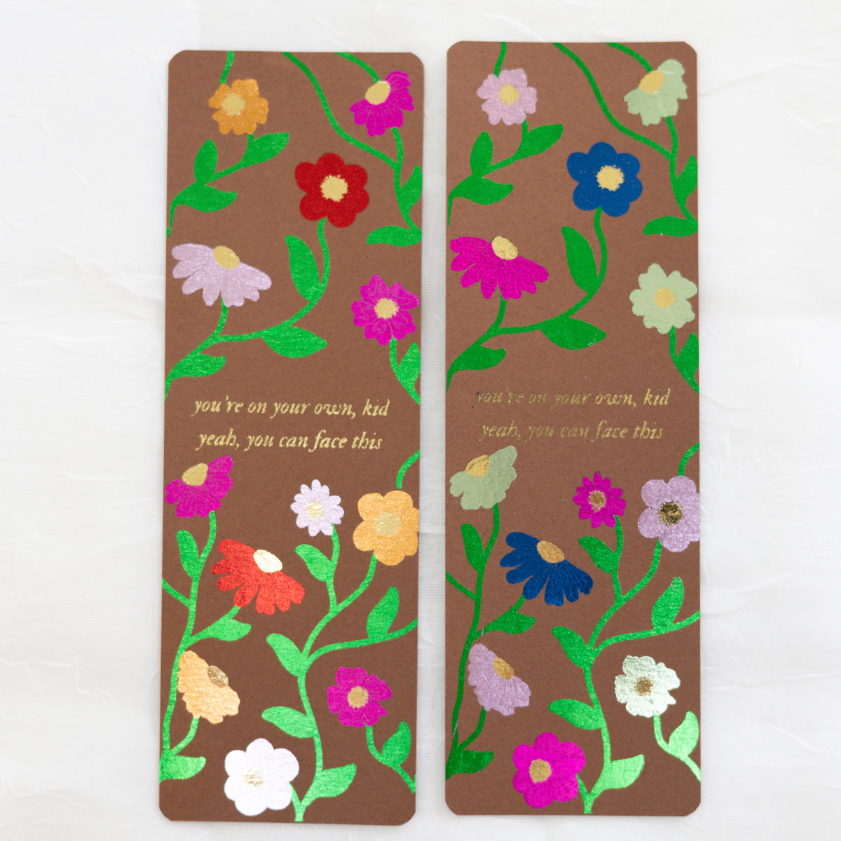 YOYOK Piano Pattern Foiled Bookmark
