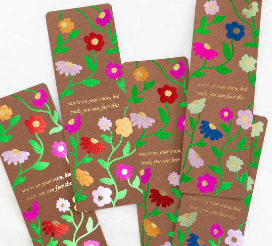 YOYOK Piano Pattern Foiled Bookmark