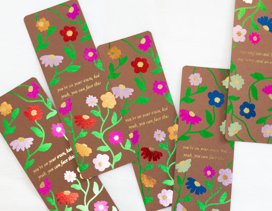 YOYOK Piano Pattern Foiled Bookmark