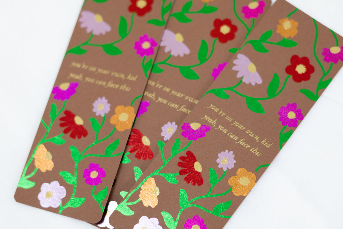 YOYOK Piano Pattern Foiled Bookmark