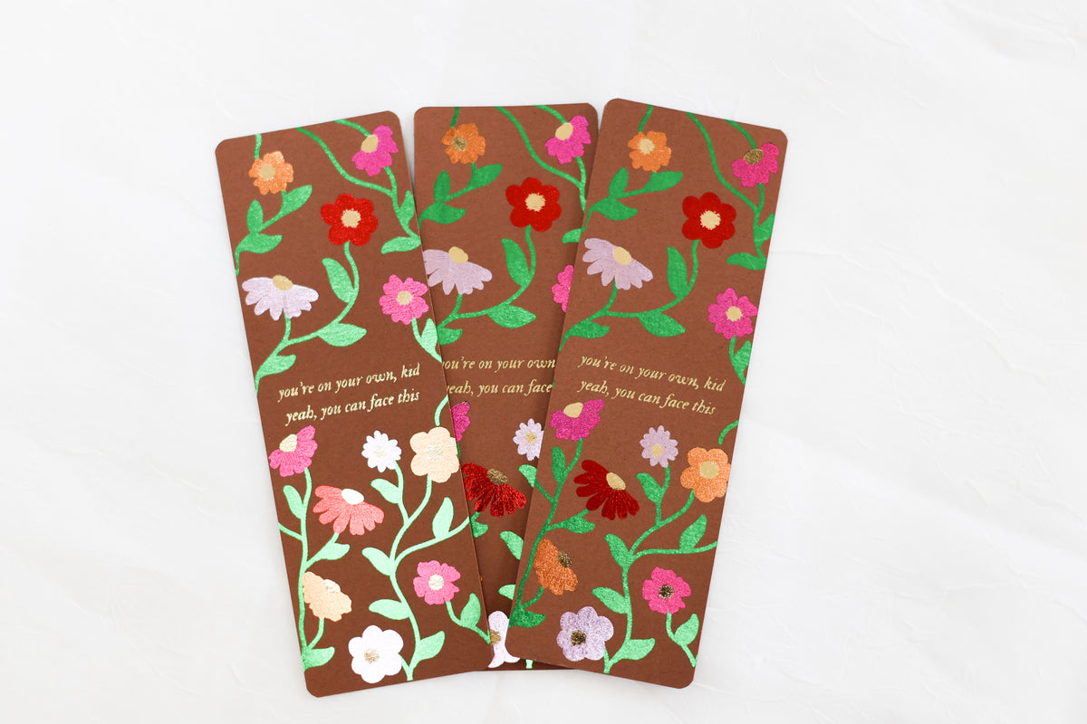 YOYOK Piano Pattern Foiled Bookmark