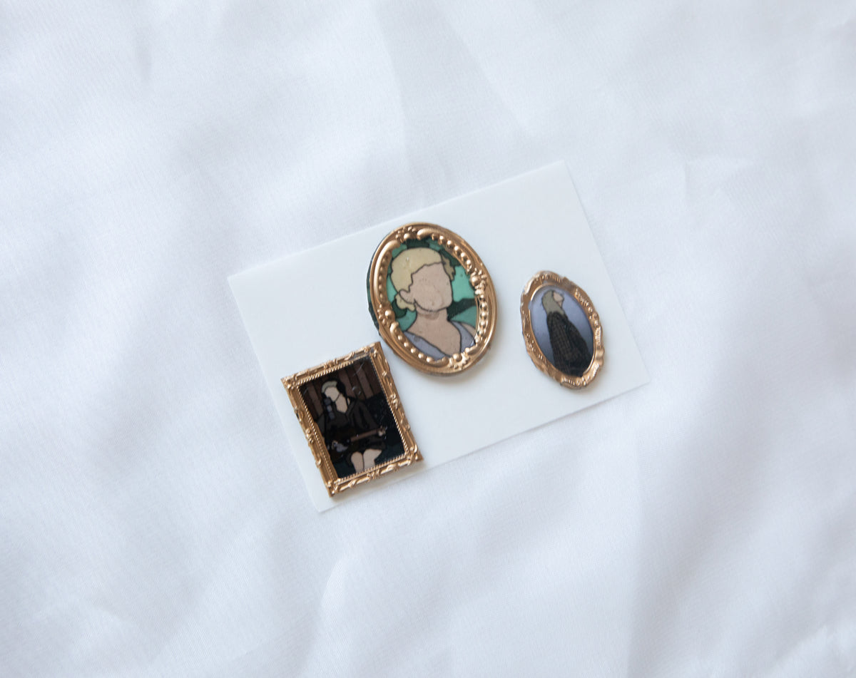 Folklore Framed Wax Seal Stickers & Magnets