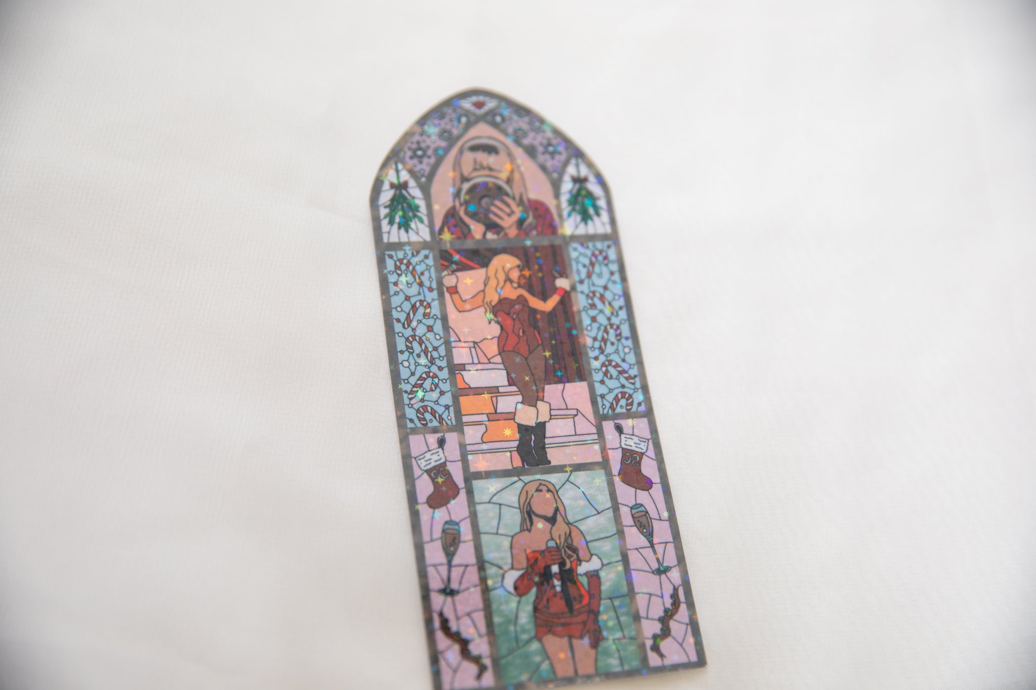 Fruitcake Stained Glass Bookmark