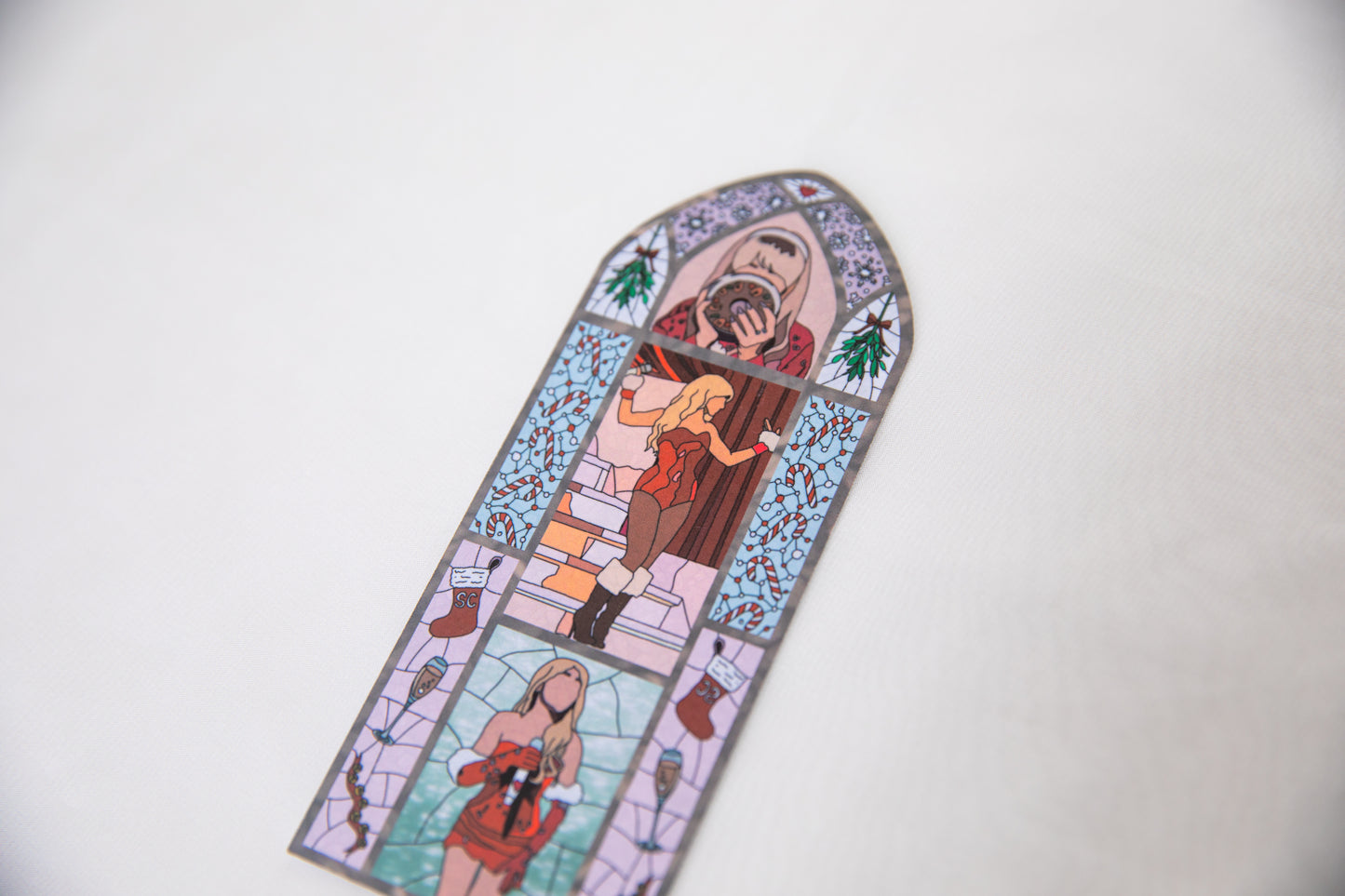 Fruitcake Stained Glass Bookmark