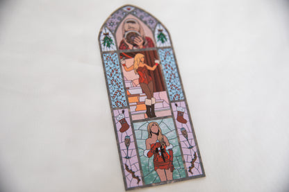 Fruitcake Stained Glass Bookmark