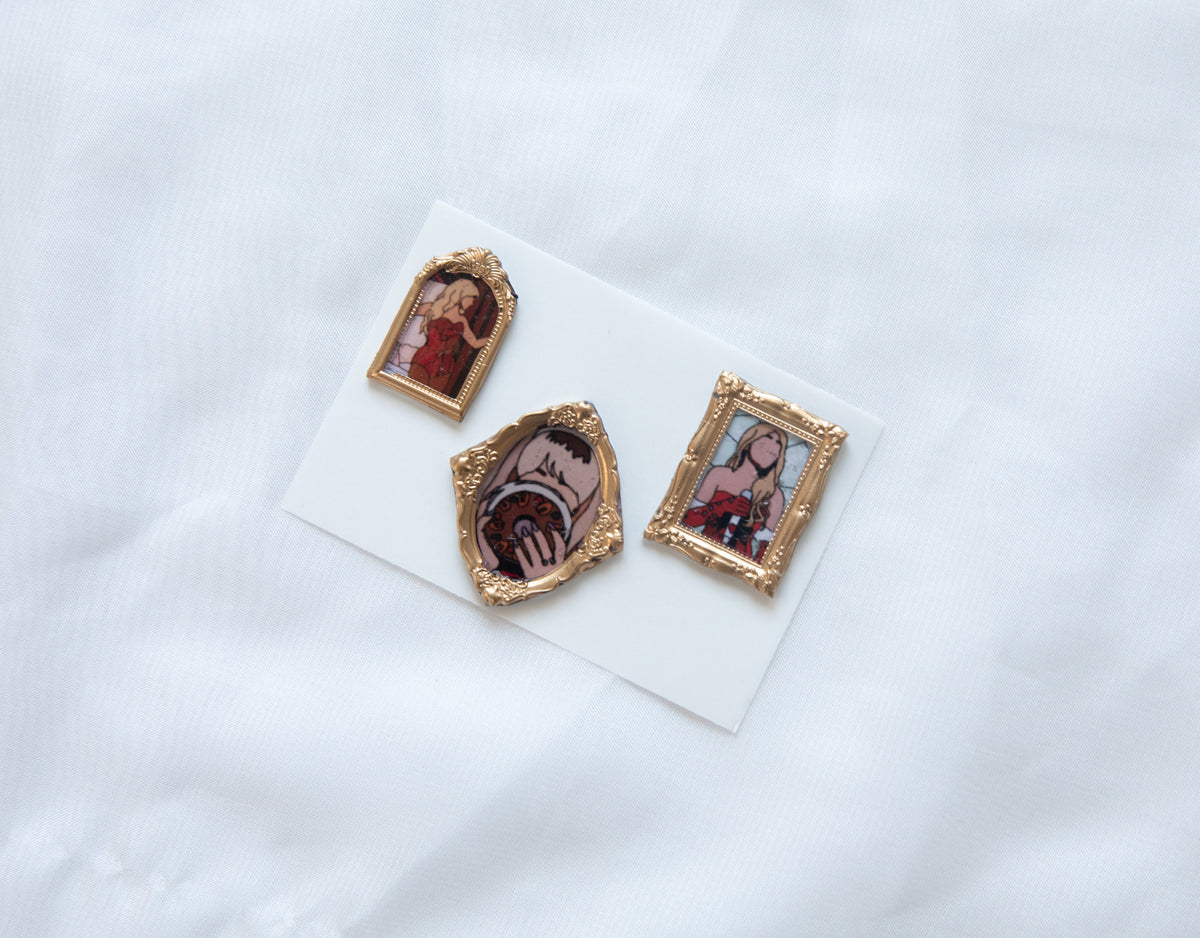 Fruitcake Framed Wax Seal Stickers & Magnets