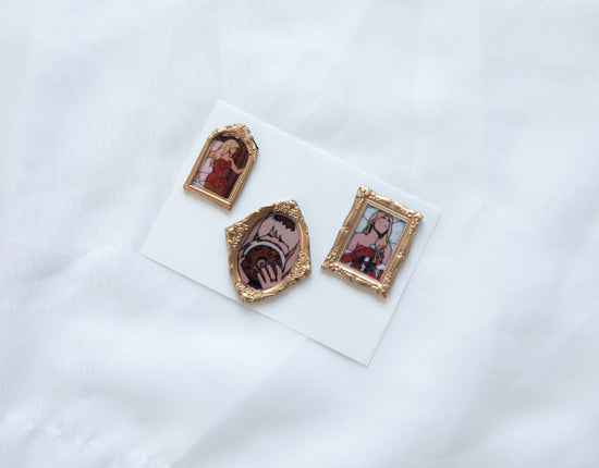 Fruitcake Framed Wax Seal Stickers & Magnets