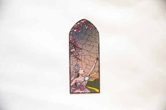 Galinda Stained Glass Fridge Magnet