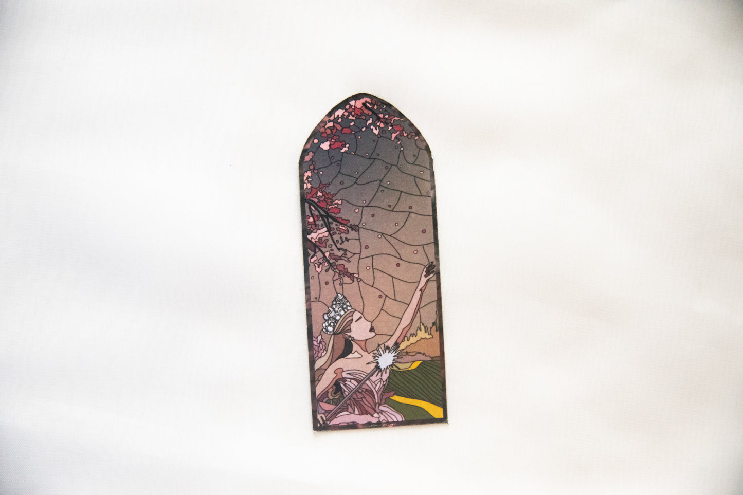 Galinda Stained Glass Fridge Magnet