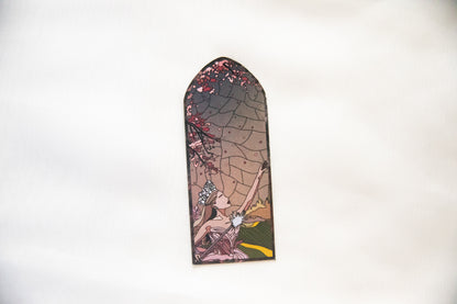Galinda Stained Glass Fridge Magnet