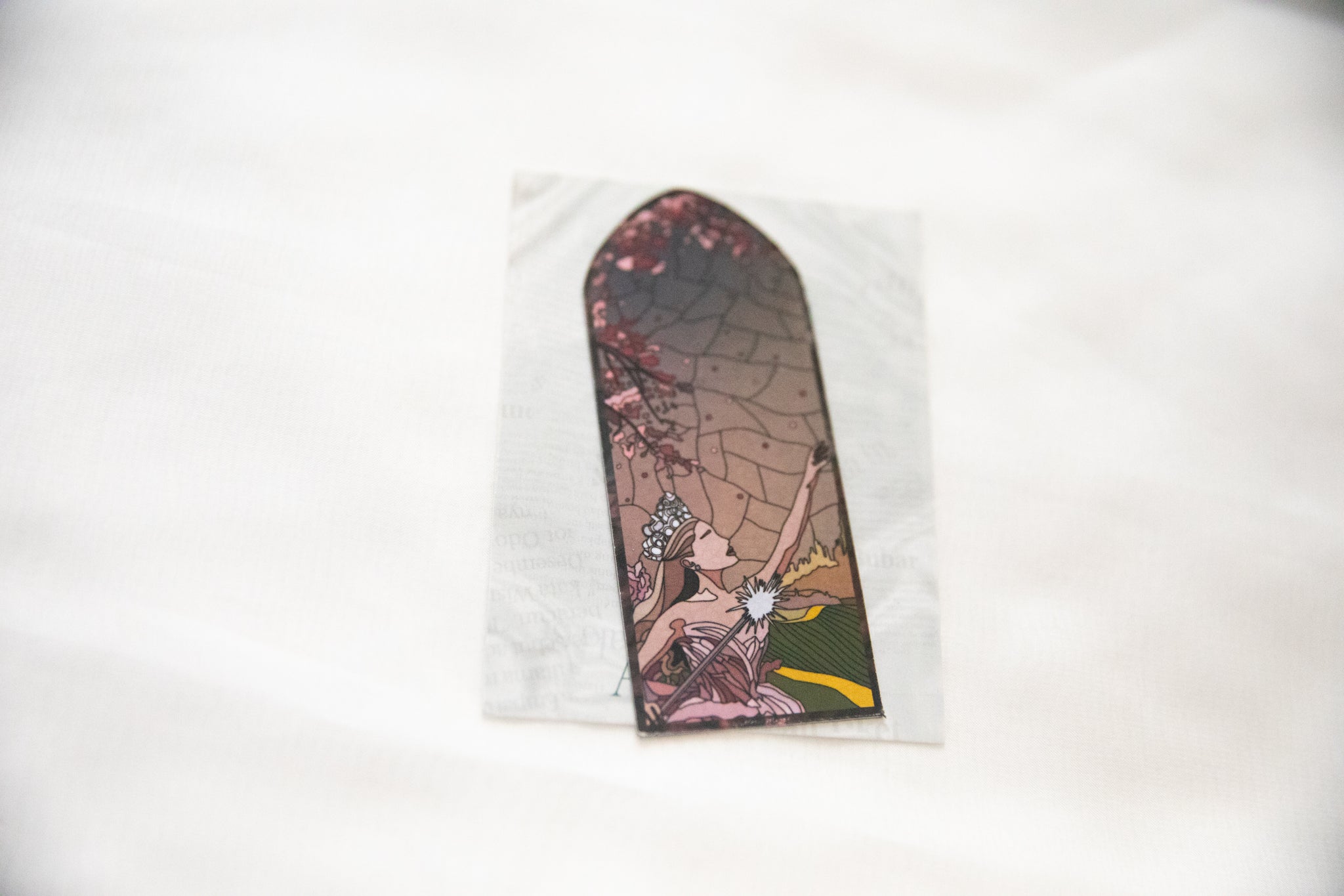 Galinda Stained Glass Fridge Magnet
