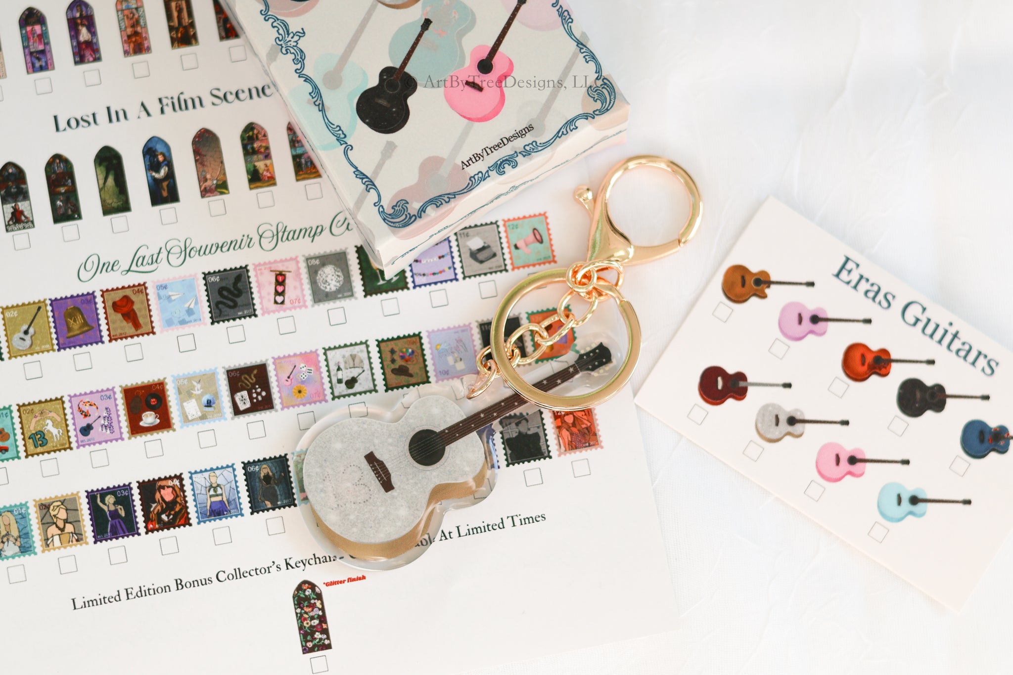 Eras Guitars Acrylic Keychain Blind Box