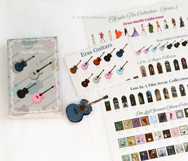 Eras Guitars Acrylic Pin Blind Box