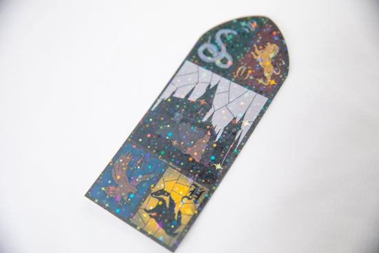 School Of Witchcraft and Wizardry Stained Glass Bookmark