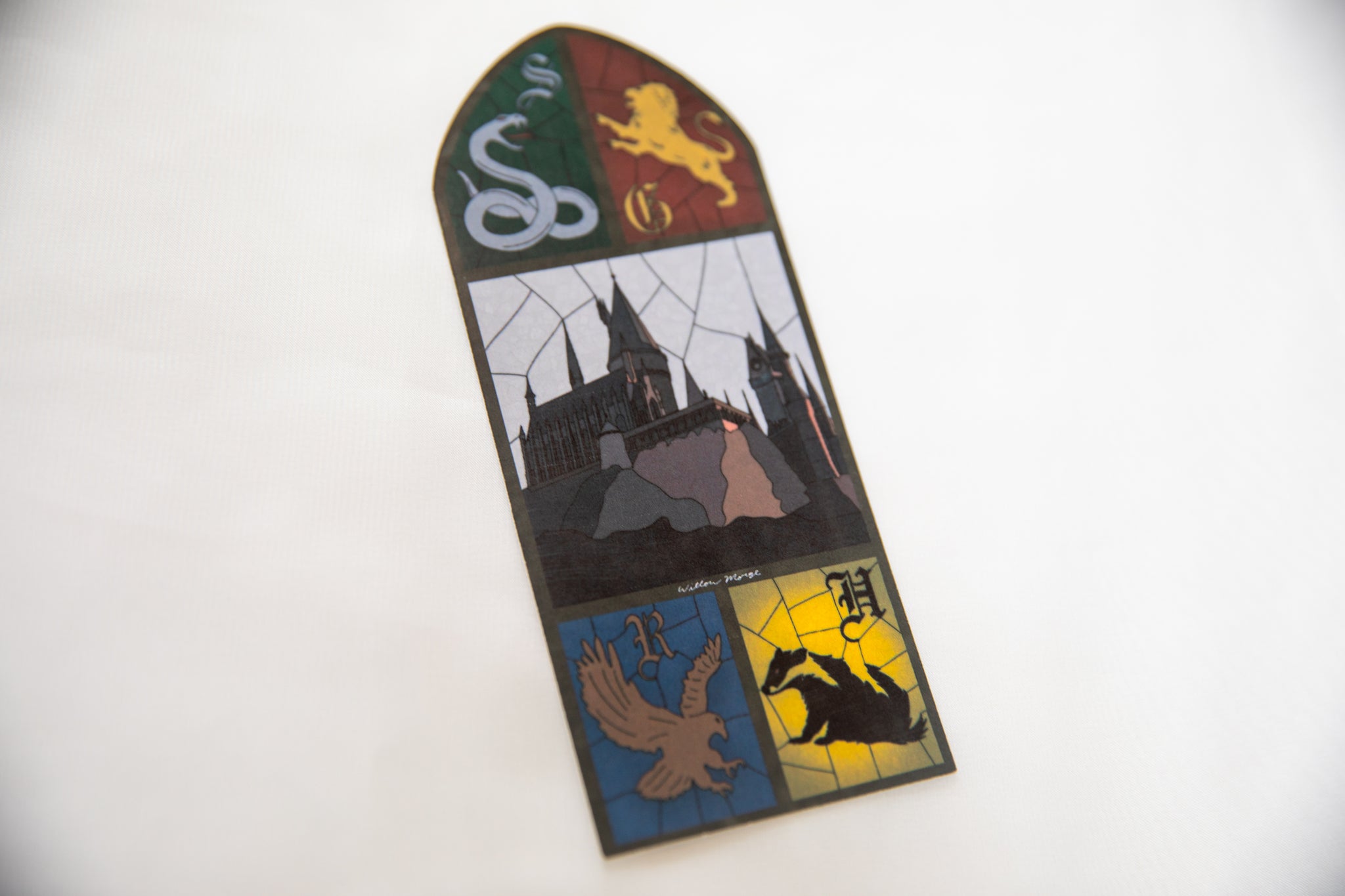 School Of Witchcraft and Wizardry Stained Glass Bookmark