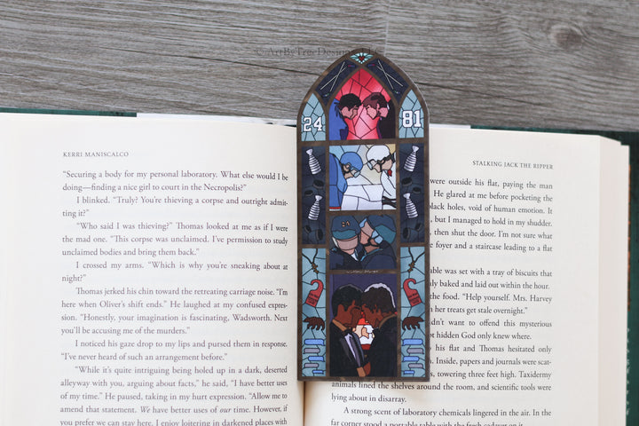 Hollanov (HR) Stained Glass Bookmark