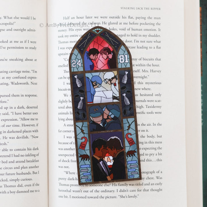 Hollanov (HR) Stained Glass Bookmark