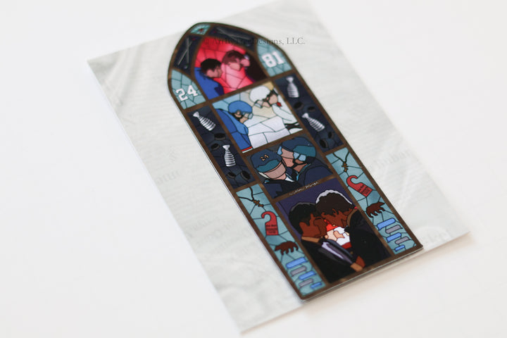 Hollanov (HR) Stained Glass Fridge Magnet