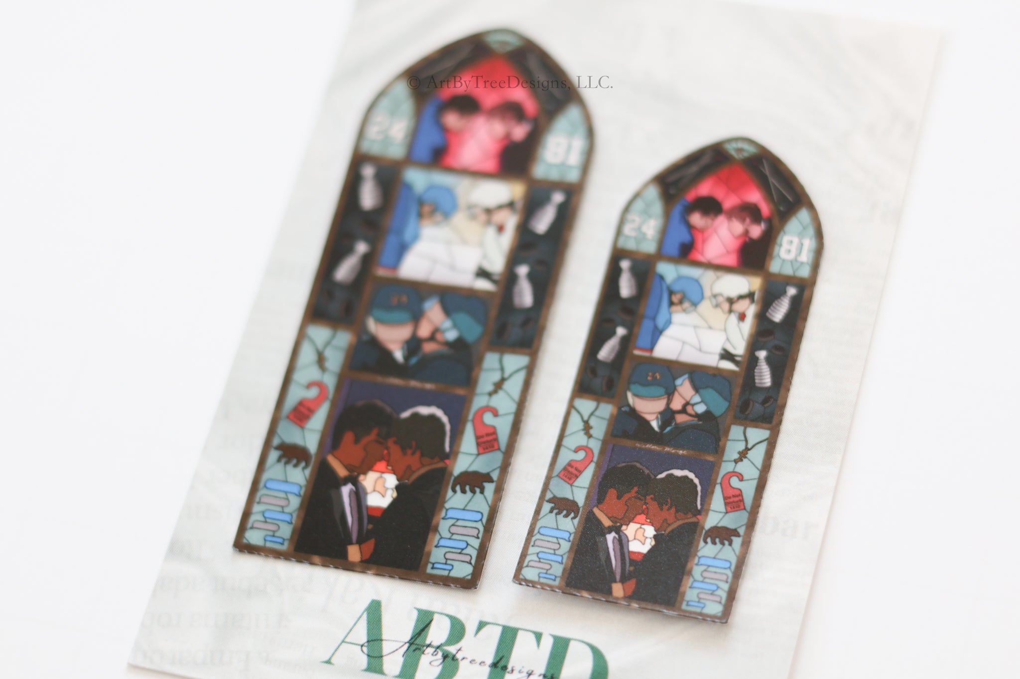 Hollanov (HR) Stained Glass Sticker