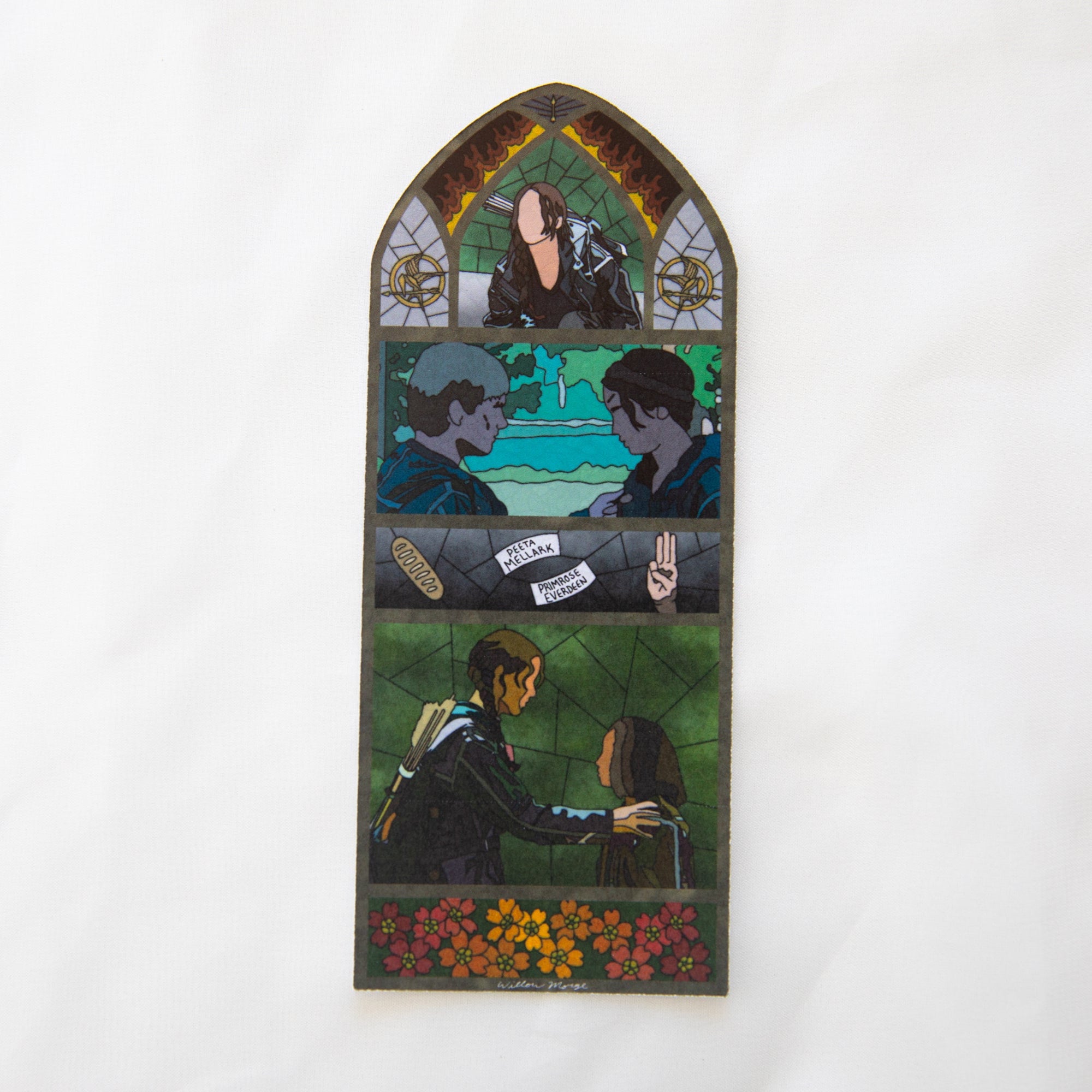 THG Stained Glass Bookmark