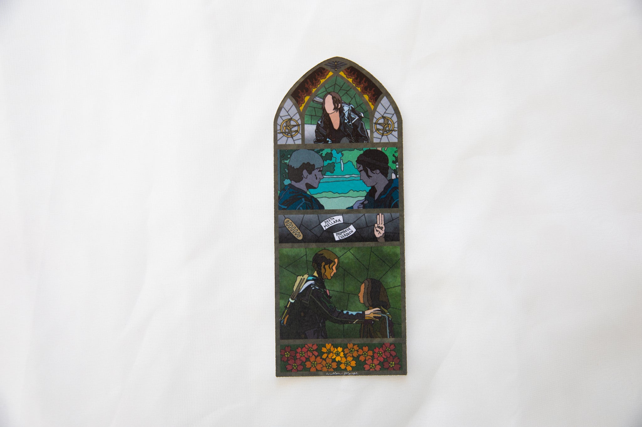 THG Stained Glass Bookmark