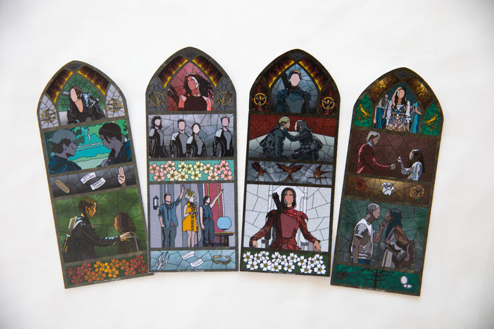 THG Stained Glass Bookmark Set