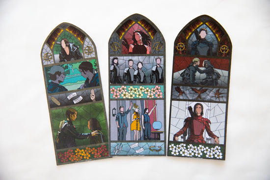 THG Stained Glass Bookmark Set