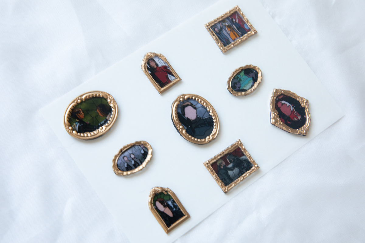 Hunger Games Framed Wax Seal MAGNETS