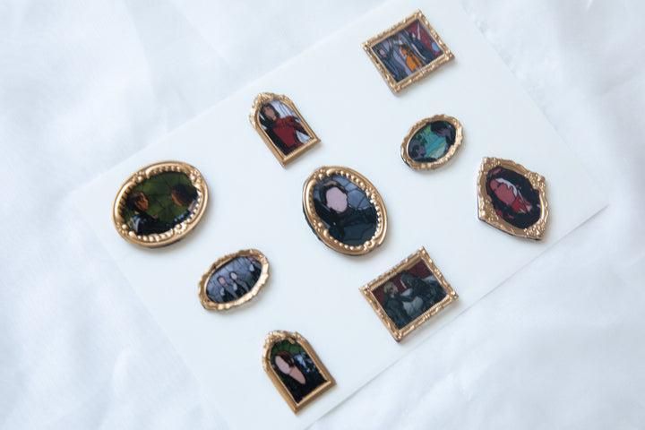 Hunger Games Framed Wax Seal STICKERS
